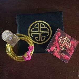 5 gold BUDHAGIRL bangles